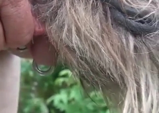 Awesome blowjob by a sexy animal